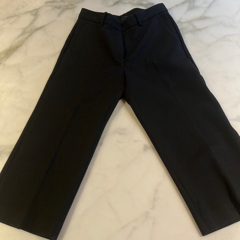 Black Cropped Dress Pants from Theory